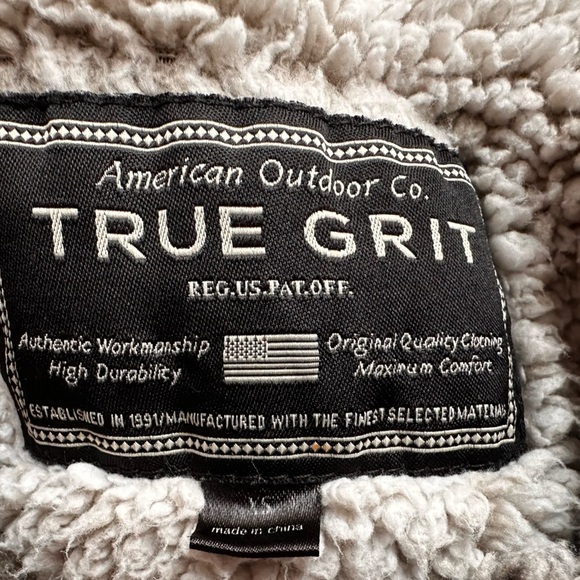 True Grit Unisex Frosted Tip 1/4 Zip Sherpa Fleece Pullover - Picture 6 of 16